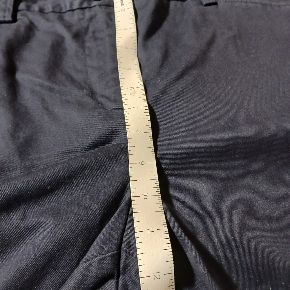 Lands End Ankle Navy Chino Pants Size 16 - Picture 7 of 8